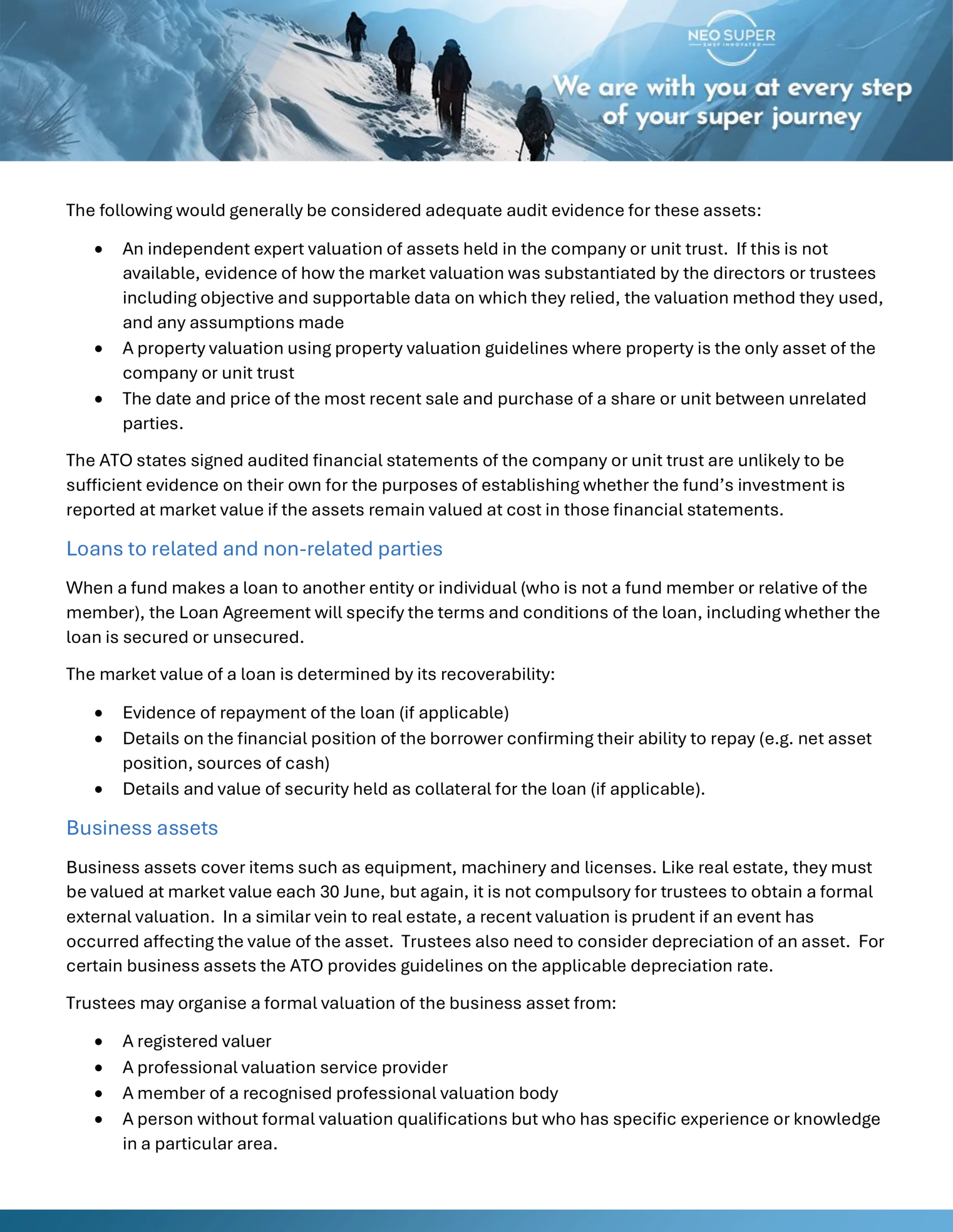 NeoSuper Client Alert - The importance of valuing a fund's assets as at 30 June 2024 (amended by Nick 20 June 2024)-3