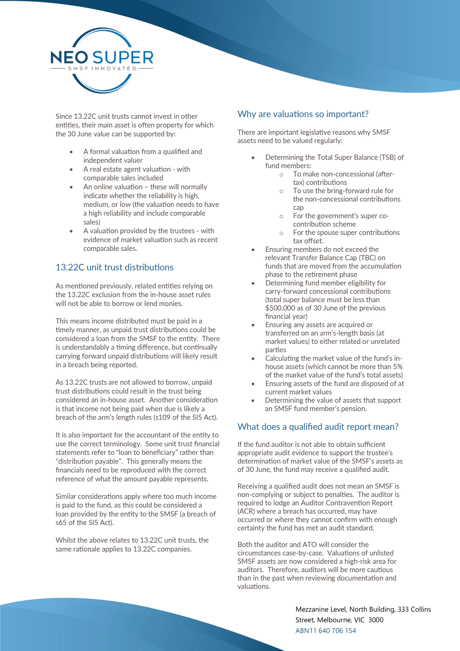 How to value unlisted assets in an SMSF